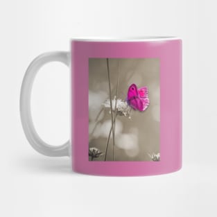 Pink butterfly Mug